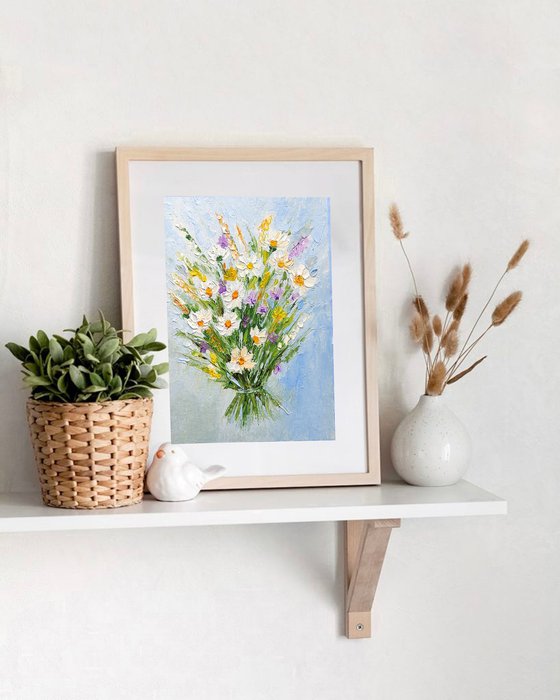 Bouquet of flowers painting