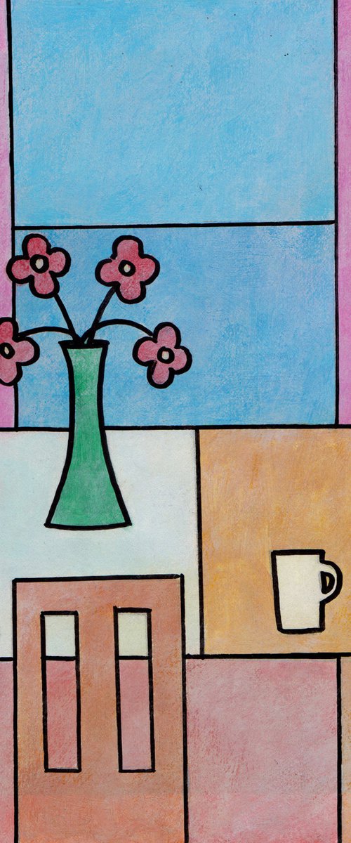 Still Life with sea view by Tim Treagust