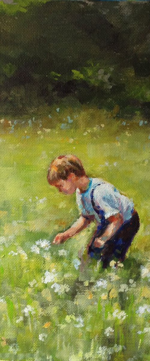 Dandelion (8×10") ("Childhood" series) by Alexander Koltakov