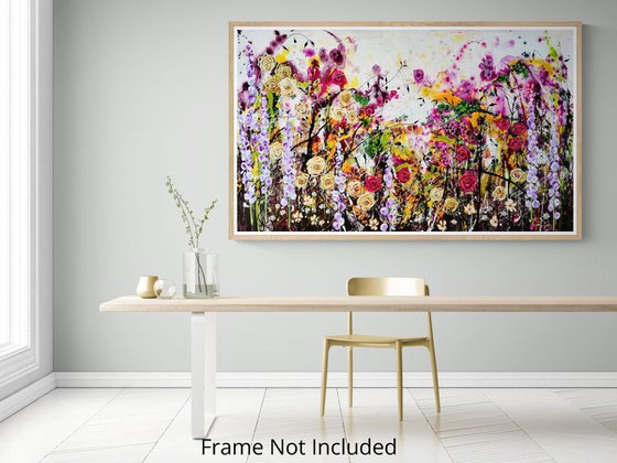 Roseberry Fields Abstract Floral Landscape