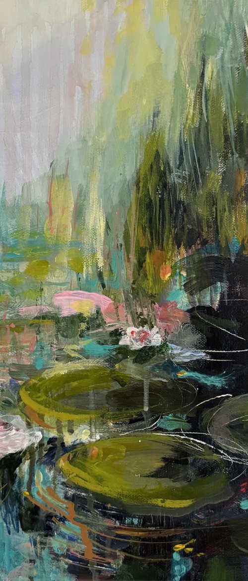 Pond and light 3 by Ayse McGowan