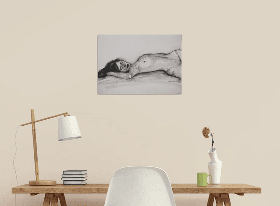 Reclining female nude