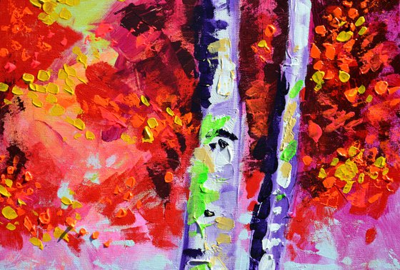 Autumn Magic Birch Forest