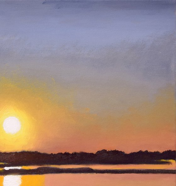 Sunset On The Lagoon