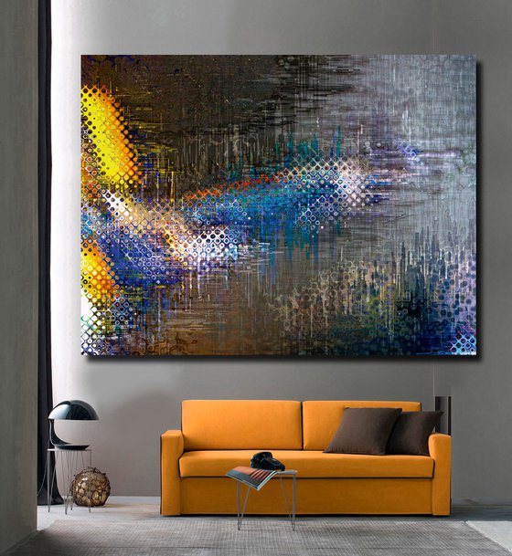 Ventiscas de luz XXI/XL large original artwork