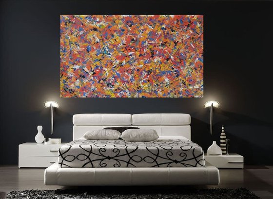CONTEMPORARY ACRYLIC PAINTING on CANVAS by M.Y.
