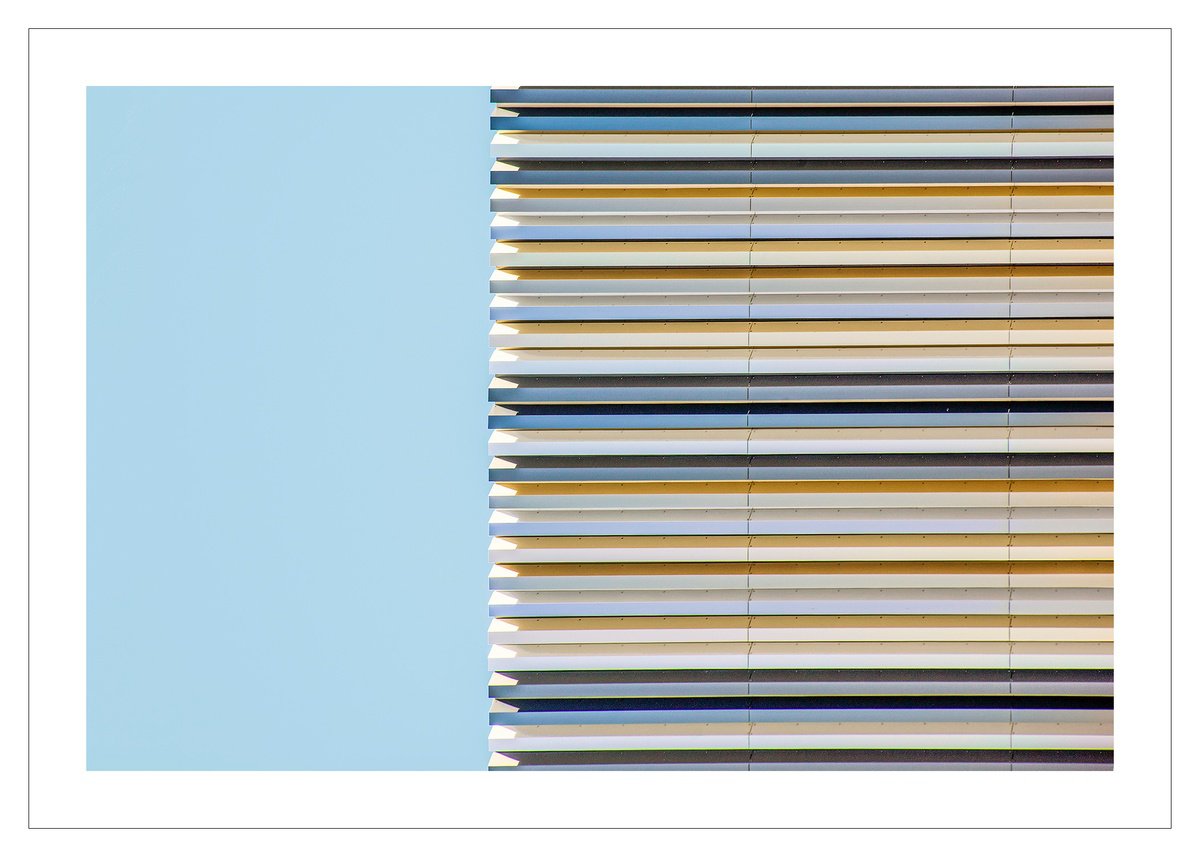 Geometric Abstract Photograph By Beata Podwysocka, 28 X 20, Wallscape 195, Original Artwork