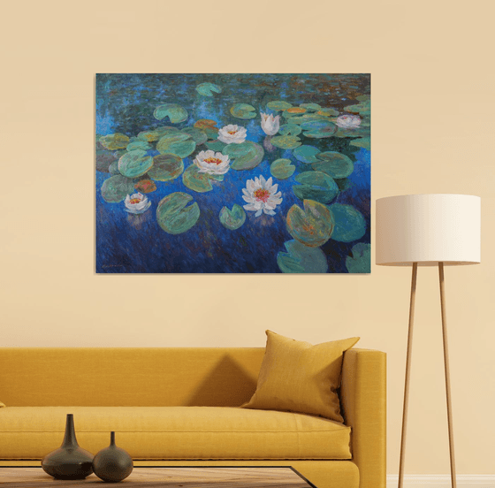 Evening Water Lilies