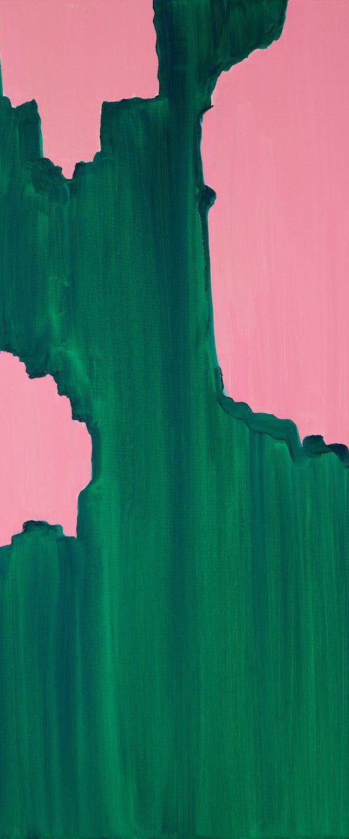 Pink and Green by Nataliia Sydorova
