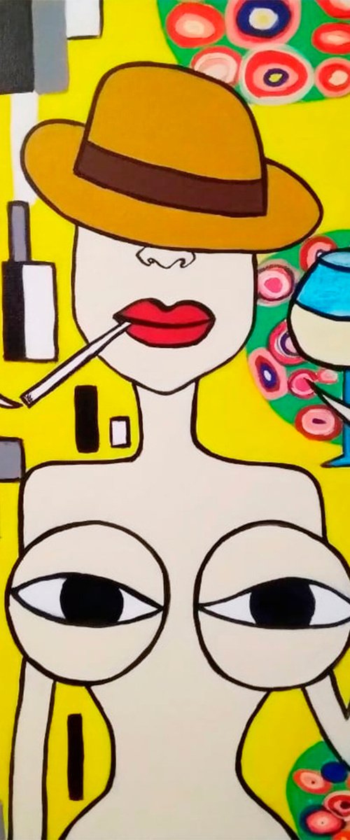 My tits love Klimt(commission artwork) by Ann Zhuleva