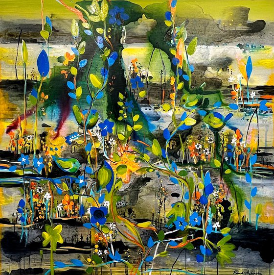 Birds in Green