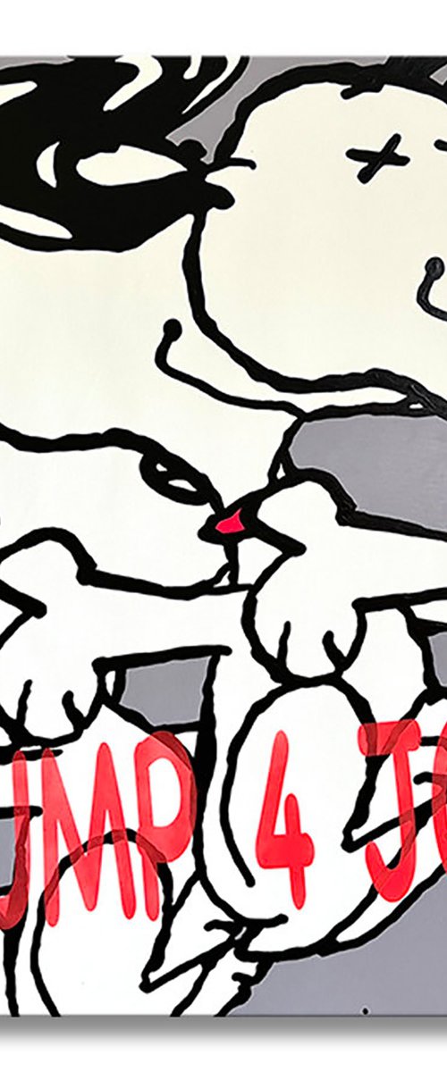 Jump 4 Joy Snoopy by Gardani Art