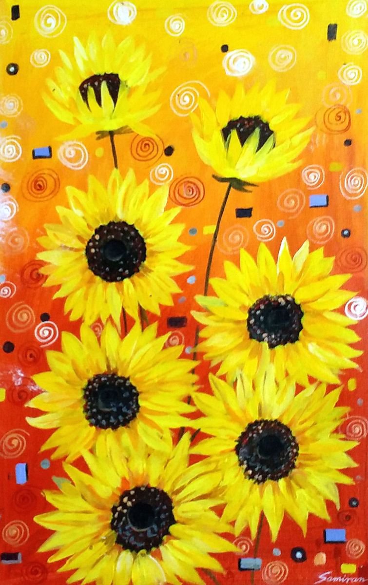 Beauty Sunflowers by Samiran Sarkar