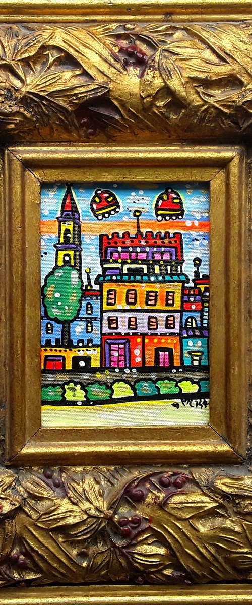 Futuristic Old World Florence by Maria Luisa  Azzini