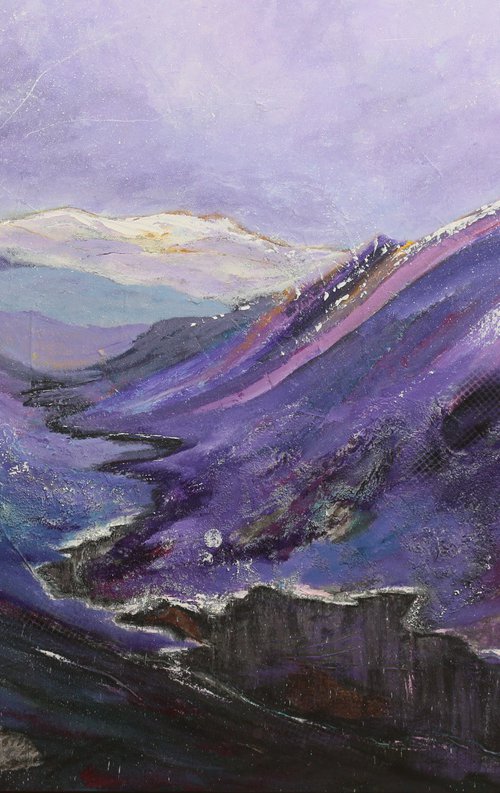 The Purple Mountains by Galina Zimmatore