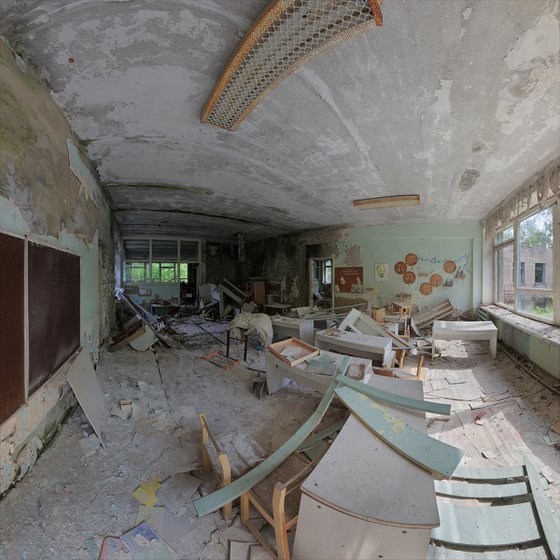 #32. Pripyat kindergarten room 2 - XL size