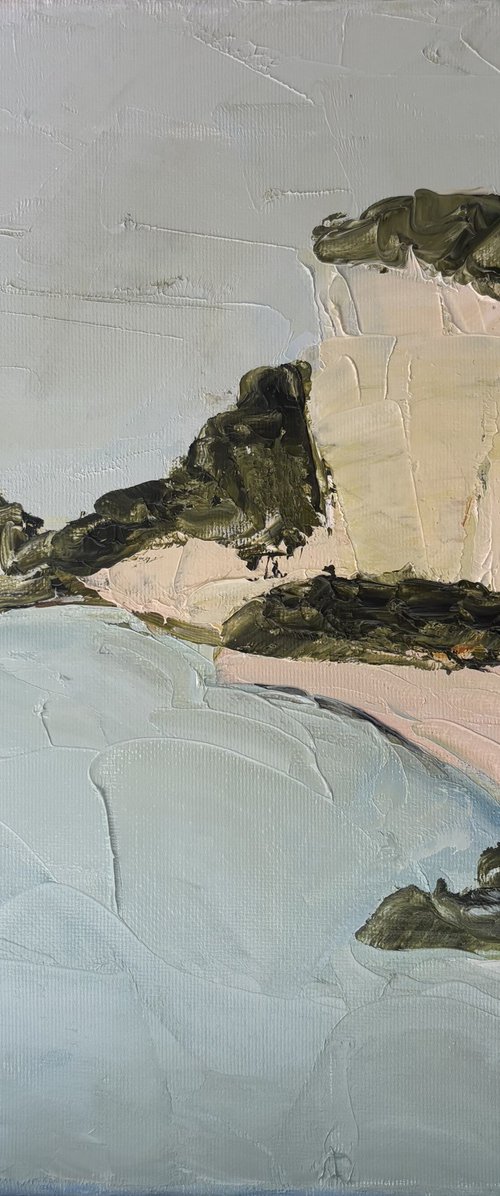 Wild cliffs seascape mountains by Daniela Nocito