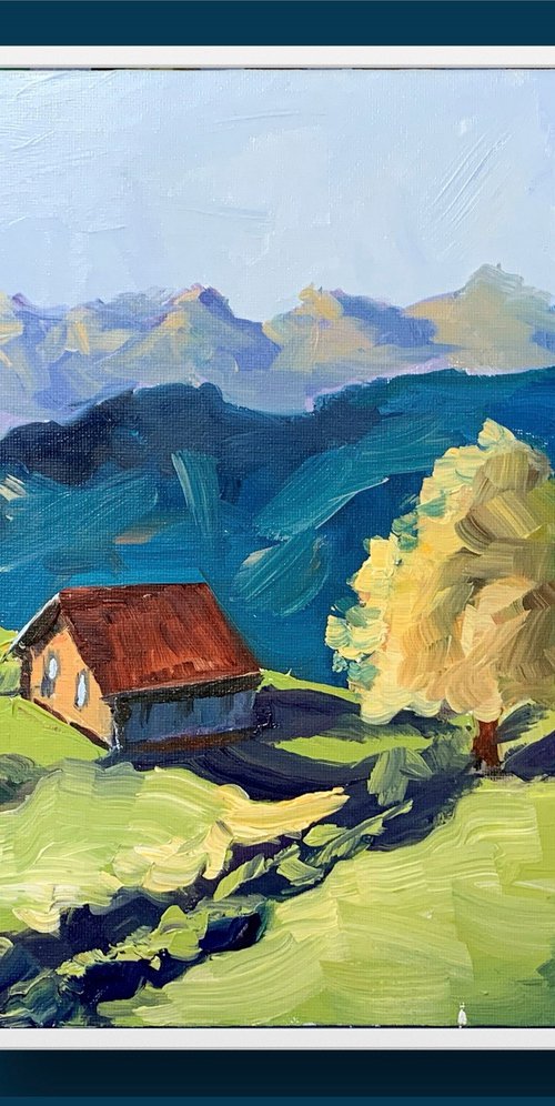 House by the mountains. by Vita Schagen