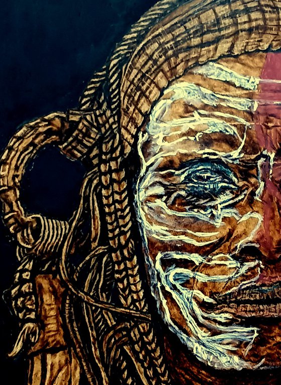 Mursi warrior (Ethiopia)