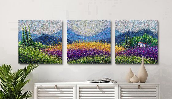 A Journey to Peace - triptych