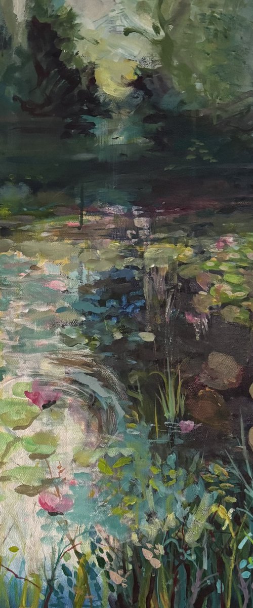 Whispering pond 2 by Ayse McGowan