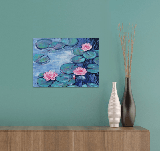 Pink Waterlilies