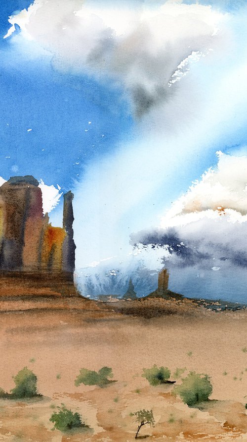 Monument Valley Storm by Olga Tchefranov (Shefranov)