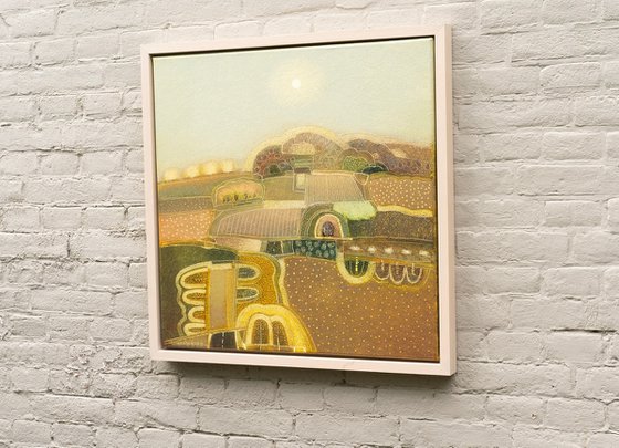 In the yellow haze of the sun
