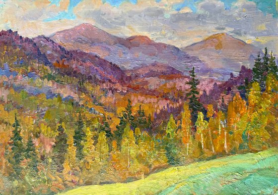 Autumn Colors in the Mountain Valley