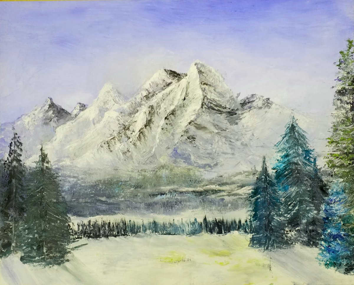 Alpine Scene by gerry porcher