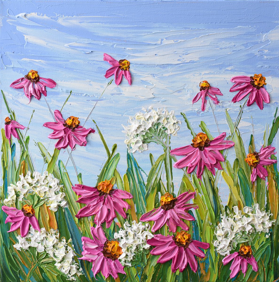 Echinacea Meadow by Olga Tkachyk