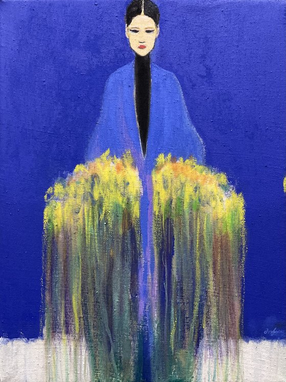 Woman with a Flowers