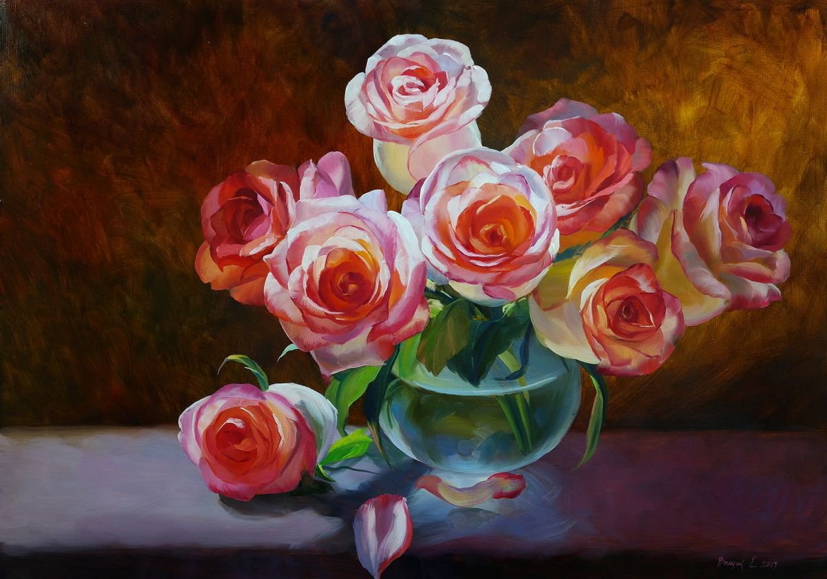 Bouquet of roses by Lena Vylusk