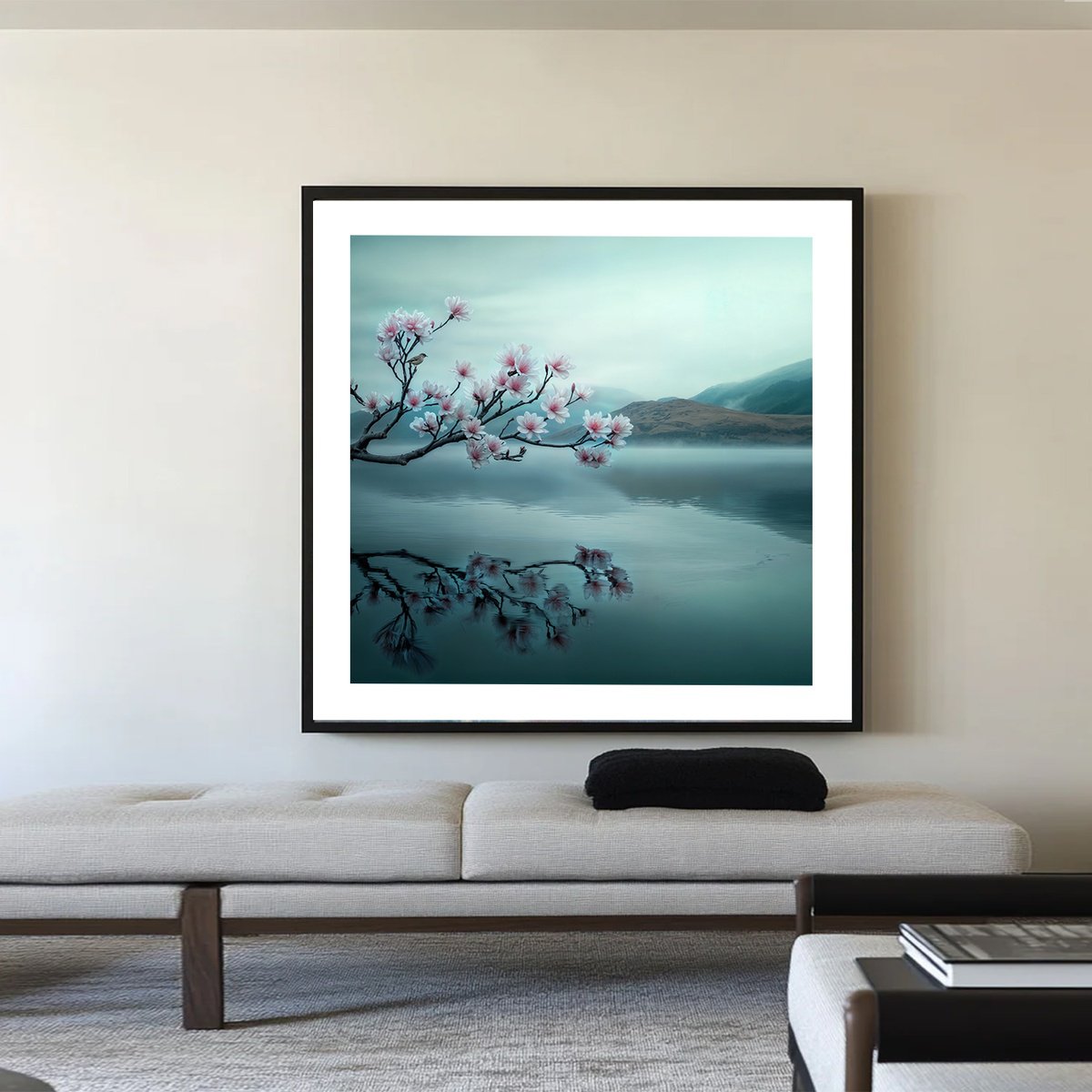 Photorealistic Photograph , Cherry Blossom 9 By Michael Filonow, 32 X 32, Artwork For Sale On Artfinder