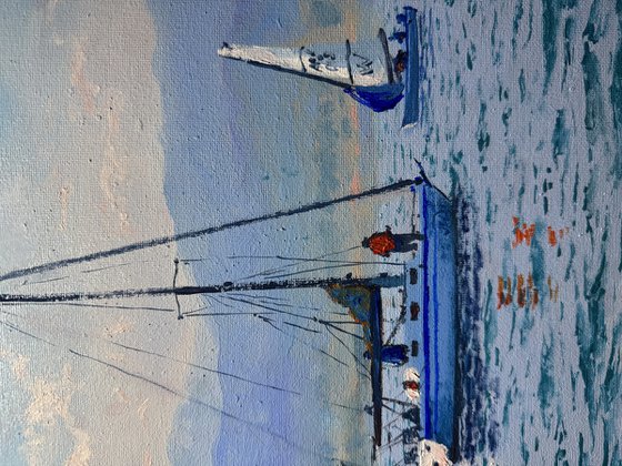 Seascape with Sailboats 53