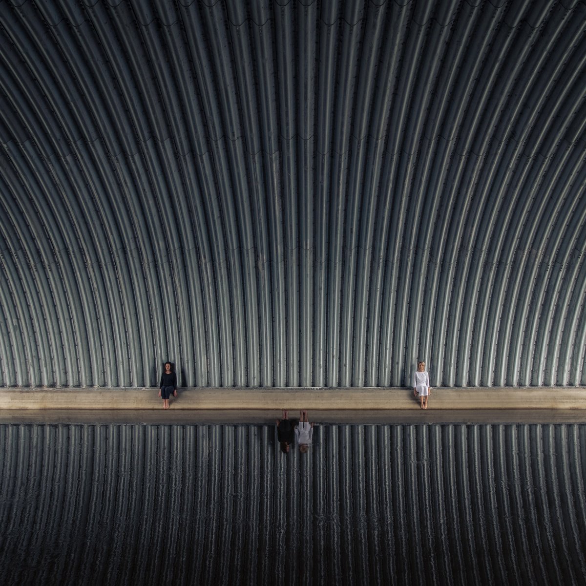 Surrealistic Portrait Photograph By Kachna Lipa, 28 X 28", Inner Connection, Original Artwork