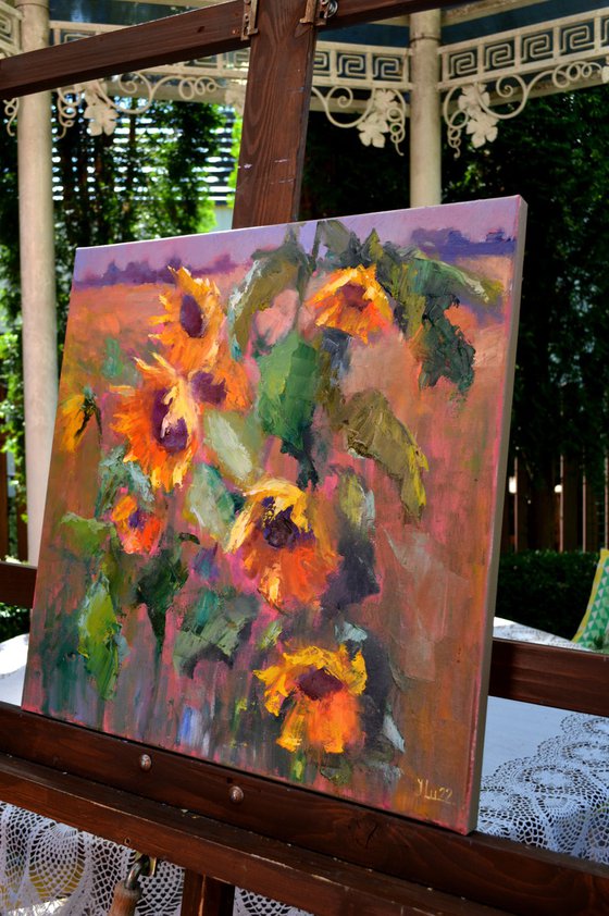 Expression with sunflowers