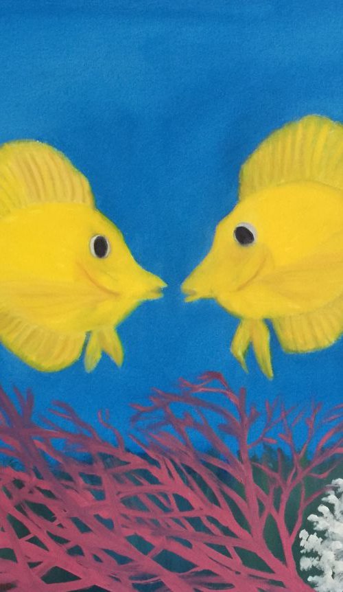 YELLOW TANGS by Leslie Dannenberg