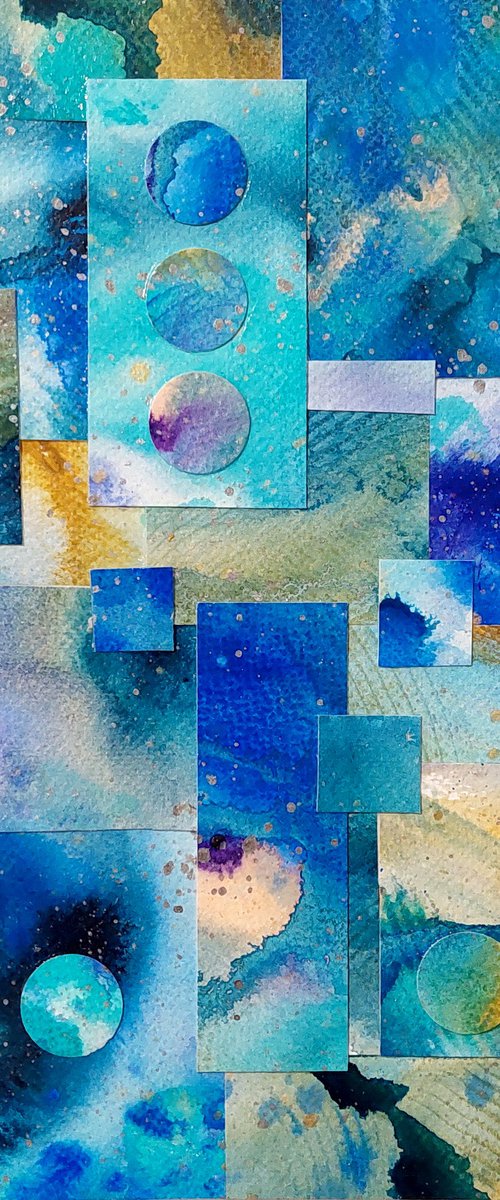Blue Horizon I by Cecilia Marranita