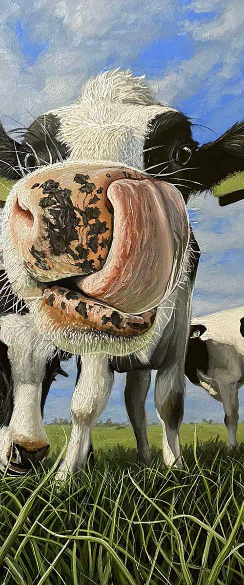 "Hey?! Cow's" by Elena Adele Dmitrenko