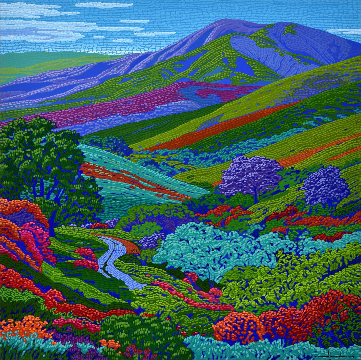  California Hills #3 By Alex Nizovsky, 36 X 36, Artwork For Sale On Artfinder
