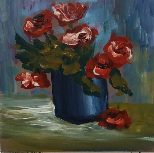 Summer Roses by Marjory Sime