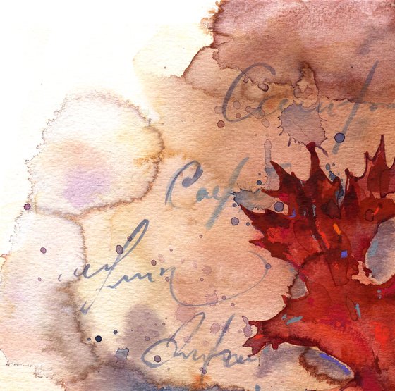 "Autumn Diary" - original watercolor artwork