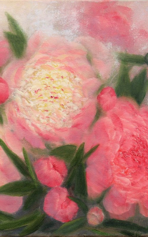Peonies by Ludmilla Ukrow