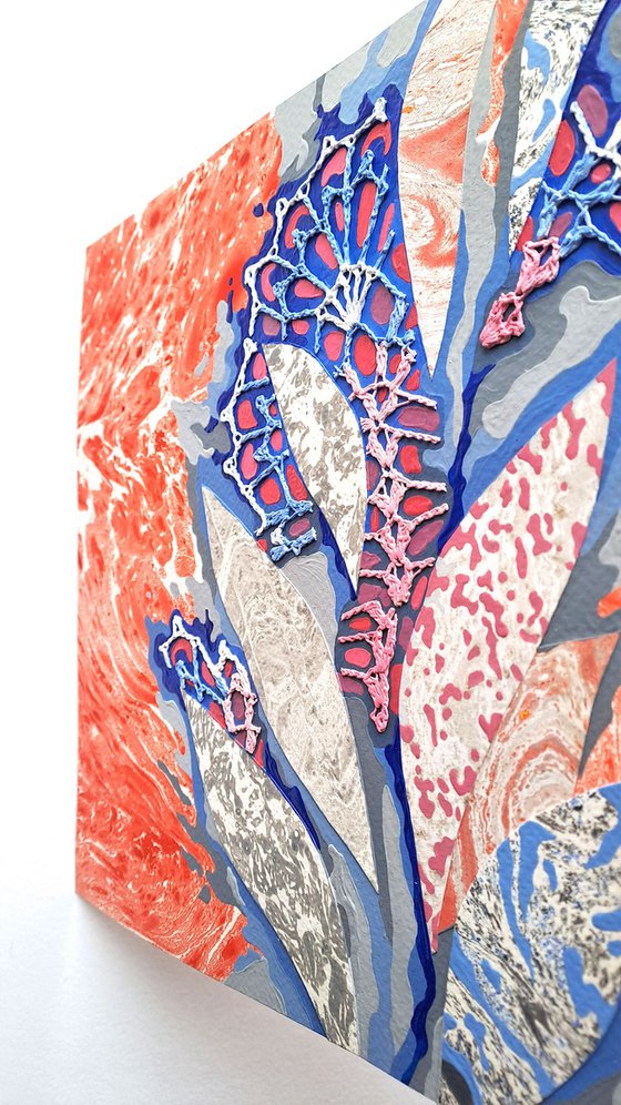 Sunset Oasis, set of 2