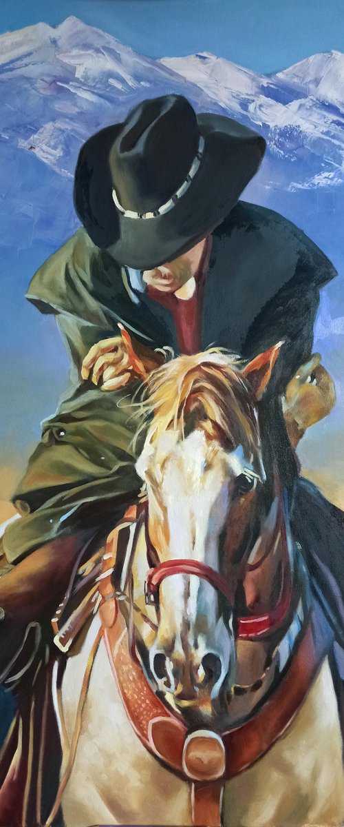 Old cowboy II by Magdalena Palega