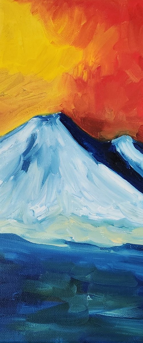 "Study of Bear Butte" - Landscape by Katrina Case