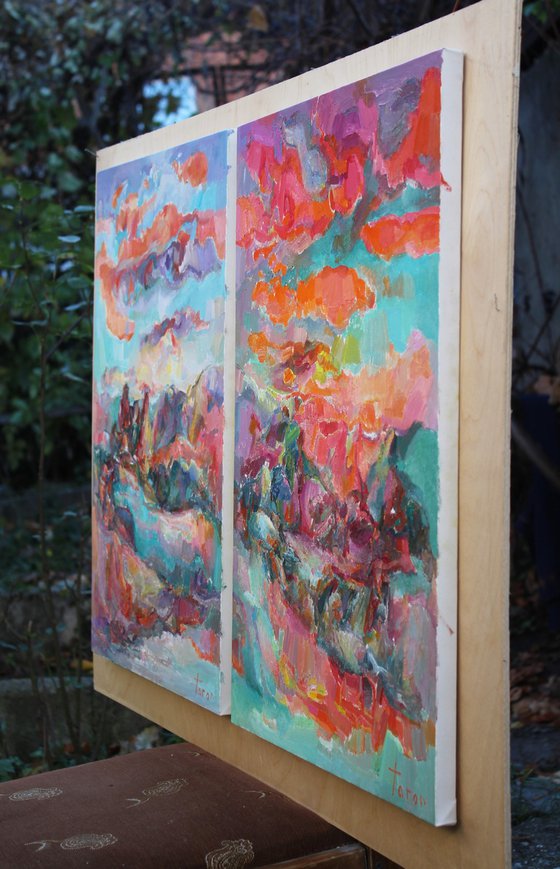 From dusk till dawn (diptich)