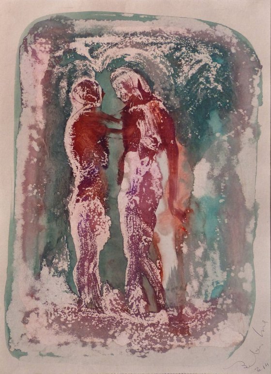 Prolegomena, Acrylic on paper #15, 29x42 cm