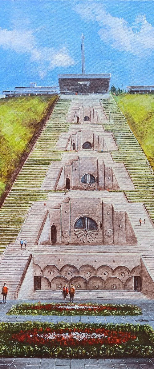 Cityscape - Yerevan - 3 (45x65cm, oil painting, ready to hang) by Aram Movsisyan